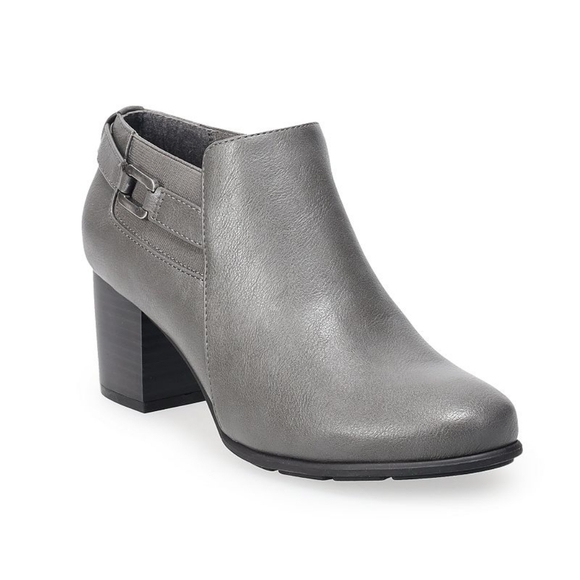 croft & barrow Shoes - Croft & Barrow Grey Ankle Booties Size 6.5